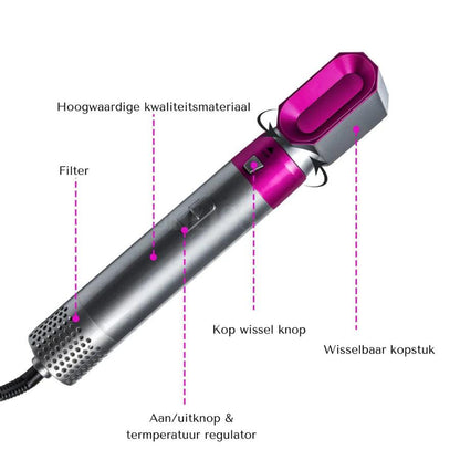 Hairstyler Pro 5-in-1 - De perfecte tool voor elke style 💕